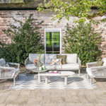 Loungetafel Texas taupe sand 130x63x40 cm
