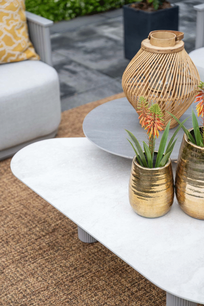 Loungetafel Texas taupe sand 130x63x40 cm