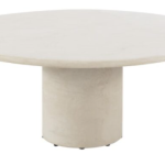 Low dining tafel Hampton rond mortex - Ø160