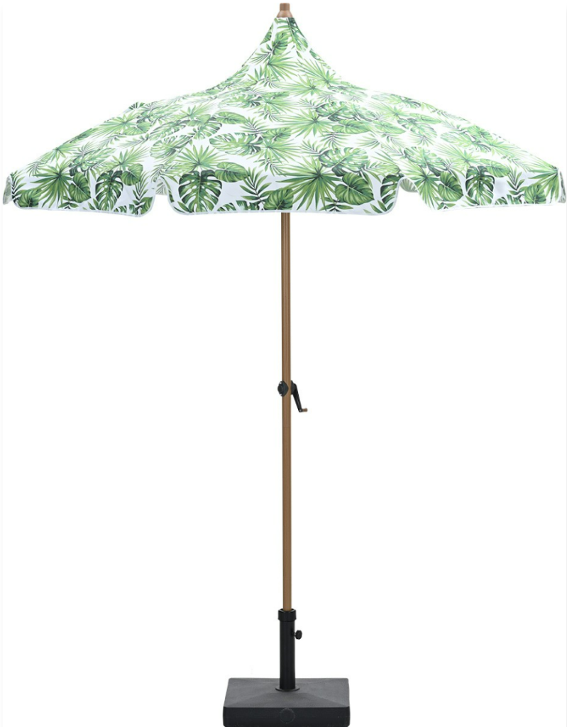 Parasol Aloha palm forest groen Ø2 mtr