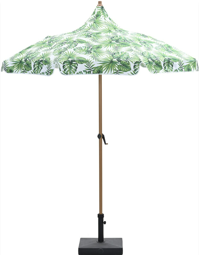 Parasol Aloha palm forest groen Ø2 mtr