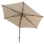 Parasol Azzurro woodlook-zand Ø3 mtr