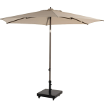 Parasol Azzurro woodlook-zand Ø3 mtr