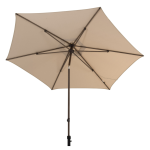 Parasol Azzurro woodlook-zand Ø3 mtr