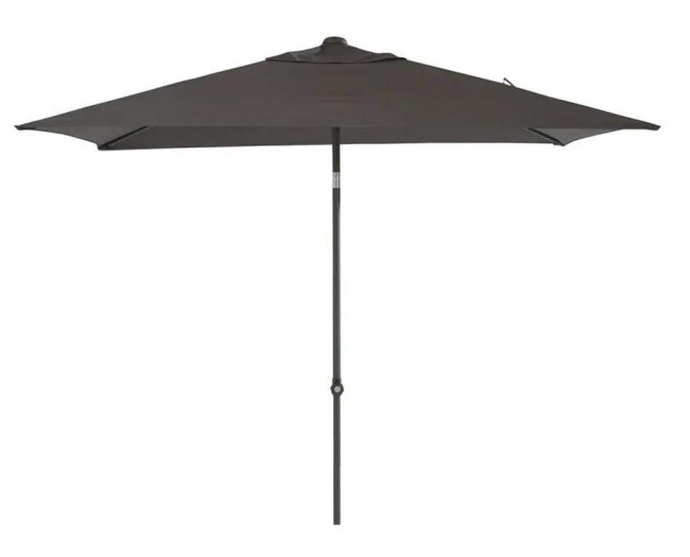 Parasol Oasis antraciet 2x2.5 mtr
