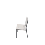 Parkbank Jondal carbon black light teak - 125 cm