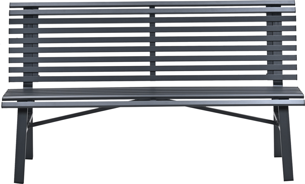 Parkbank Le Duc carbon black - 150 cm