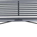 Parkbank Le Duc carbon black - 150 cm