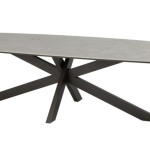 Prado keramisch tafelblad barrel terre 300 x 110 cm