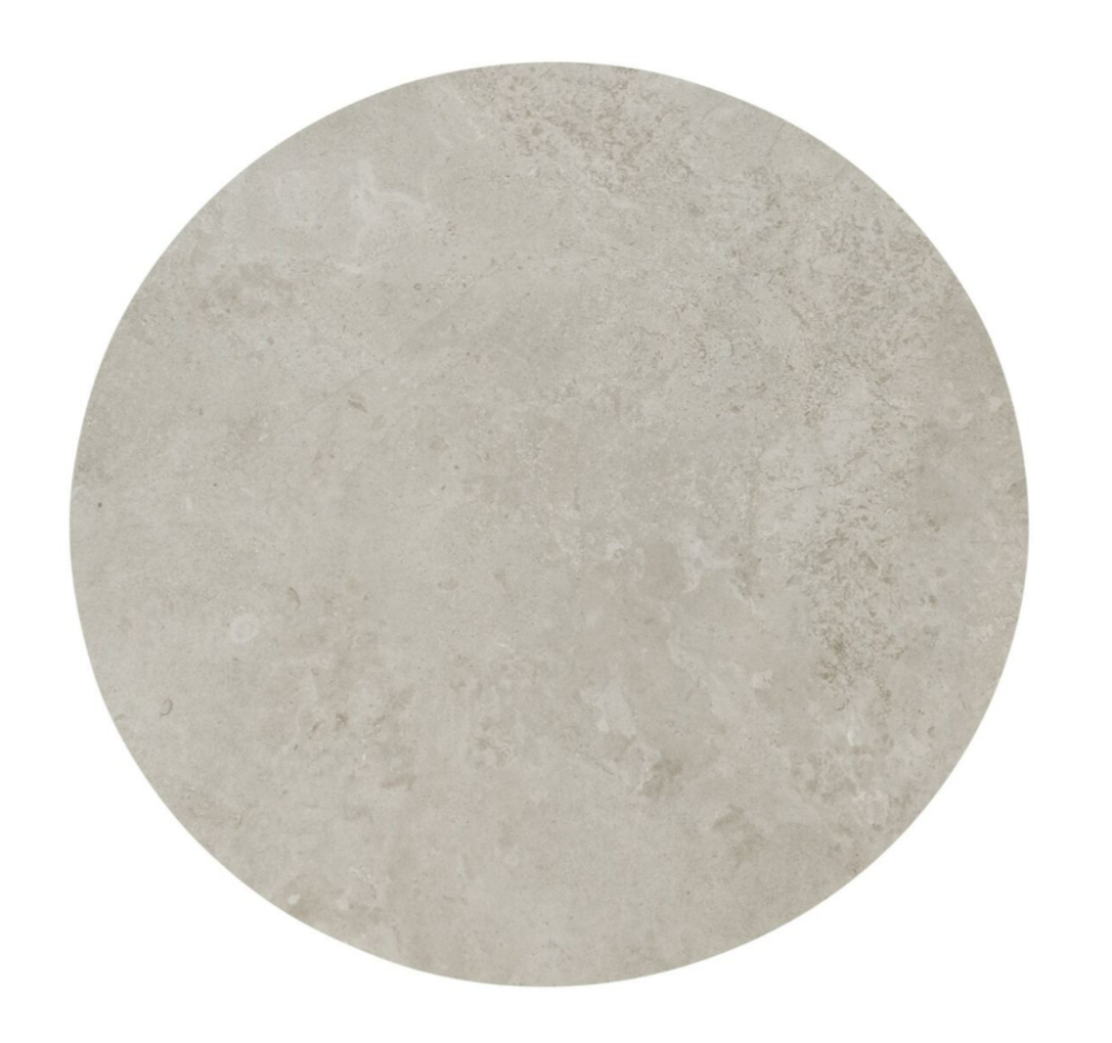 Prado keramisch tafelblad sabbia panna latte 130 cm Ø