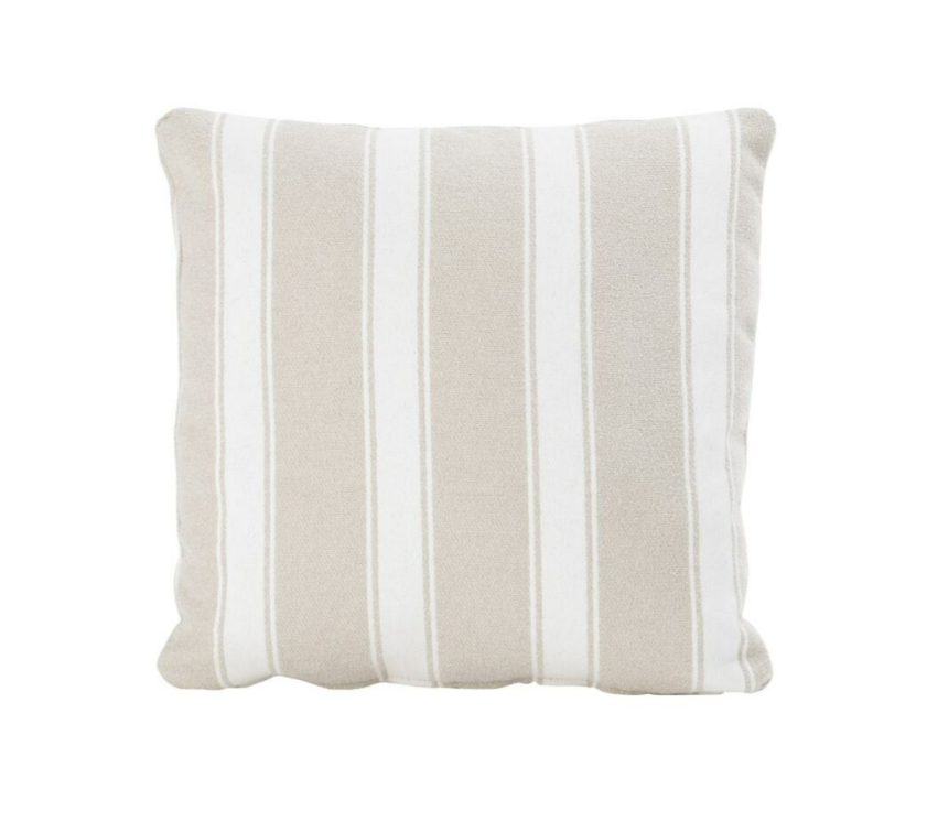Sierkussen 50x50 cm Boucle stripe Cream