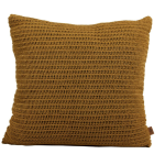 Sierkussen gehaakt 60x60 cm caramel