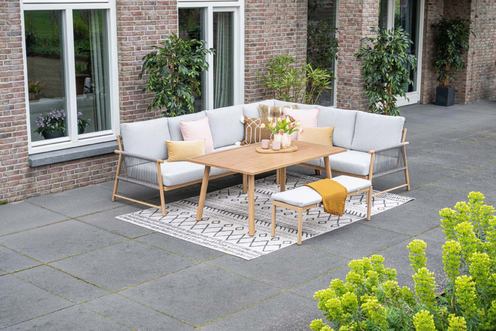 Sportbank Bahama light teak look sand