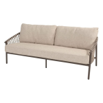 Stoel-bank loungeset Allora 3-dlg + Loungetafel Sofie