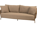 Stoel-bank loungeset Biarritz amber 3-dlg