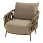 Stoel-bank loungeset Biarritz + Loungetafel set Sofie 7-dlg