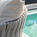 Stoel-bank loungeset Cannes + Voetenbank 4-dlg