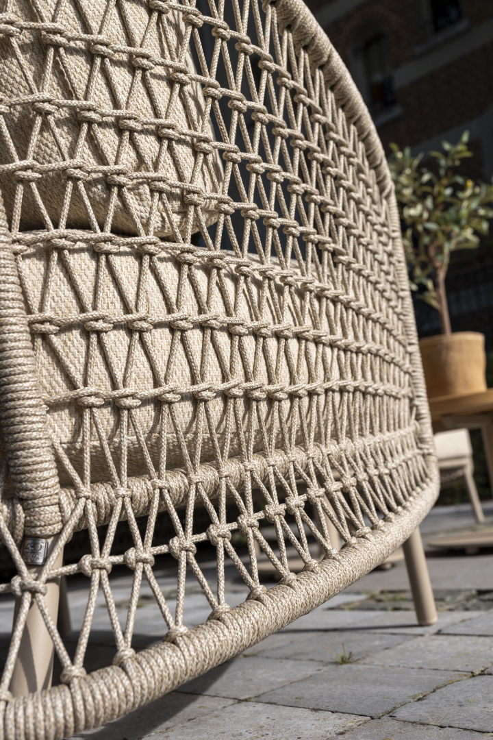 Stoel-bank loungeset Puccini + Loungetafel set Yoga 5-dlg