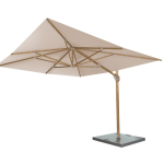 Zweefparasol Hacienda zand-latte 3x4 mtr