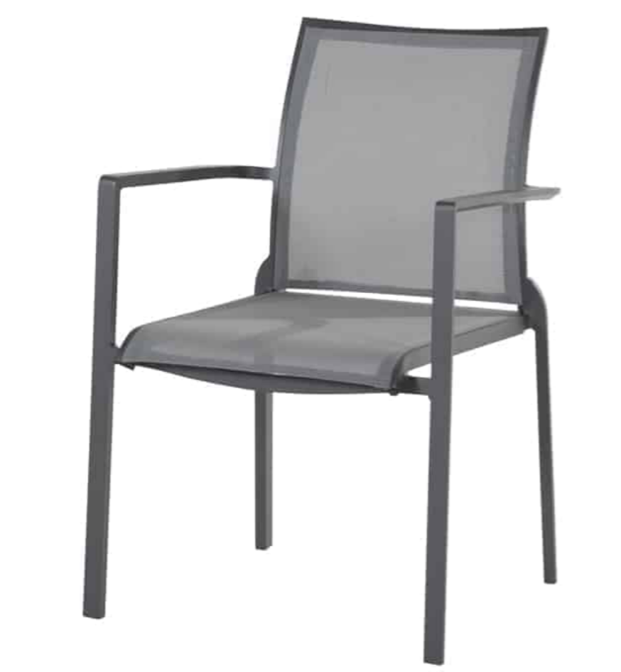 Dining stoel Melbourne antraciet