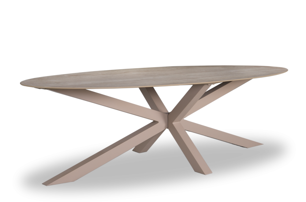 Dining tafel Cleve Pearl ovaal - 240x115 cm