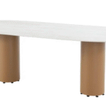 Dining tafel Colorado travertin ovaal + Dining stoel Molina 8-dlg