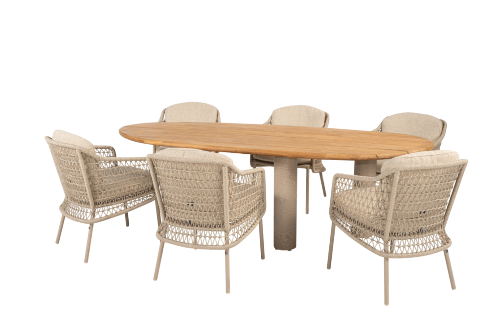 Dining tafel Estate mango latte-teak - 240x105 cm