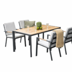 Dining tafel Felini 220 cm + Dining stoel Felini 7-dlg