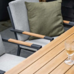 Dining tafel Felini 220 cm + Dining stoel Felini 7-dlg