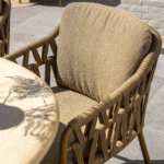 Dining tafel Hampton ovaal mortex 240 cm + Dining stoel Molina 8-dlg