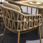 Dining tafel Hampton ovaal mortex 240 cm + Dining stoel Molina 8-dlg