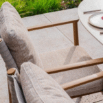 Dining tafel Hampton ovaal mortex 240 cm + Dining stoel Safina 8-dlg