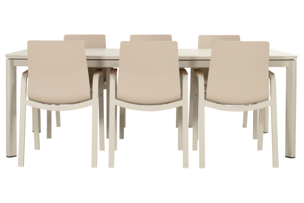 Dining tafel Kyra keramisch Sand- 240x100 cm