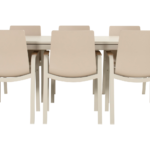 Dining tafel Kyra keramisch Sand- 240x100 cm