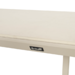 Dining tafel Kyra sand 240 cm + Dining stoel Flow teak 7-dlg