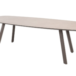 Dining tafel Manolo terre 240 cm + Dining stoel Florence terre 7-dlg
