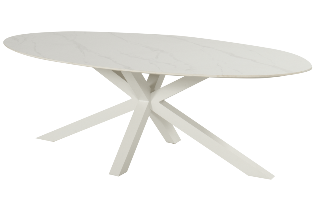 Dining tafel Xander ovaal White -220x120 cm