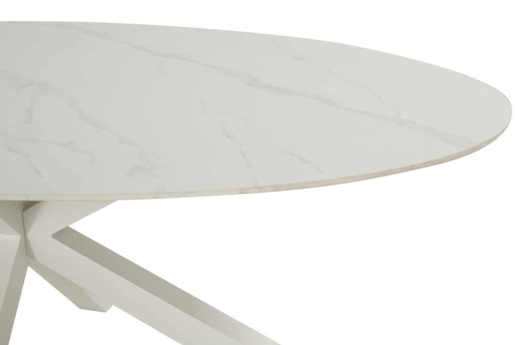 Dining tafel Xander ovaal White -220x120 cm