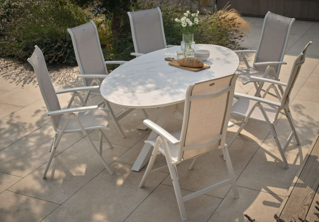 Dining tafel Xander ovaal White -220x120 cm