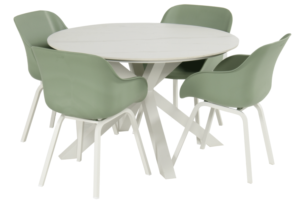 Dining tafel Xander White -Ø120 cm