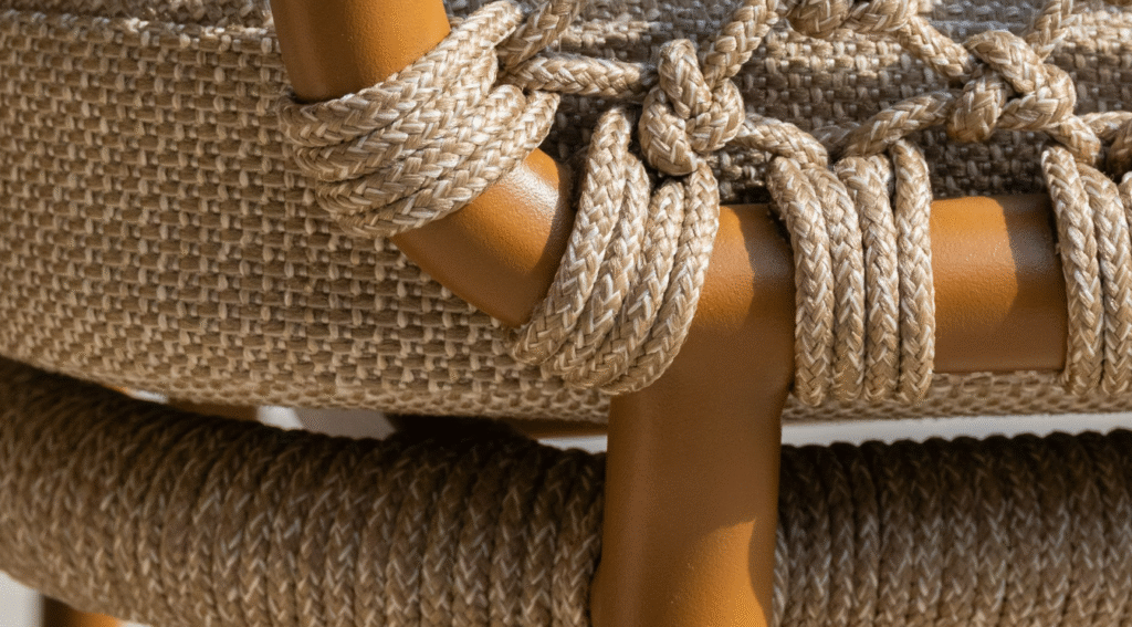 Hoek loungebank Martinique-June amber 7-dlg