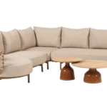 Hoek loungebank Martinique-June amber 7-dlg