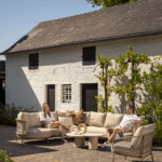 Hoek loungebank Martinique-Sofie amber 6-dlg