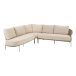 Hoek loungeset Florence latte 3-dlg