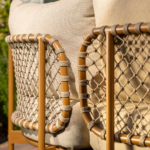 Hoek loungeset Martinique + Loungetafel set Hampton mortex 7-dlg