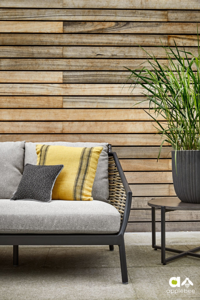 Loungebank Milou 145 black 2-zits