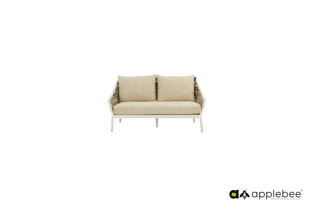 Loungebank Milou 145 oyster 2-zits