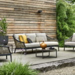 Loungebank Milou 203 black 3-zits