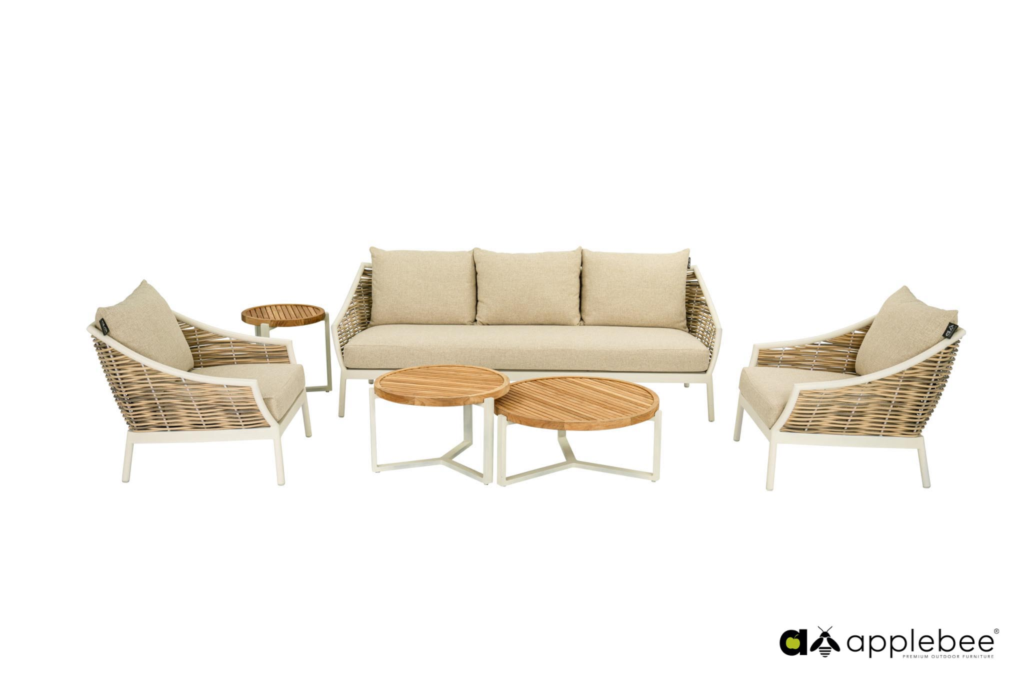 Loungebank Milou 203 oyster 3-zits