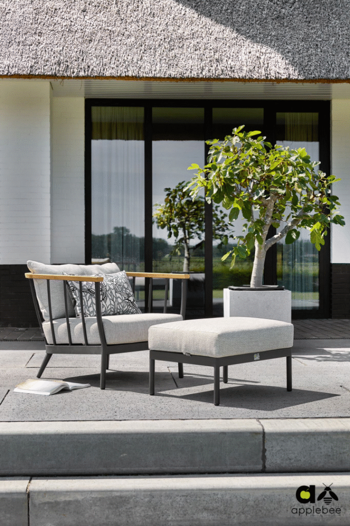 Loungestoel Condor black